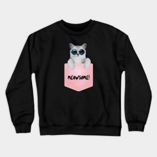 Cat Lovers, Meowsome, Cat Sassy Design, Cat Teeshirt Crewneck Sweatshirt